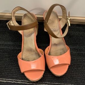 Coral Wedge Espadrilles